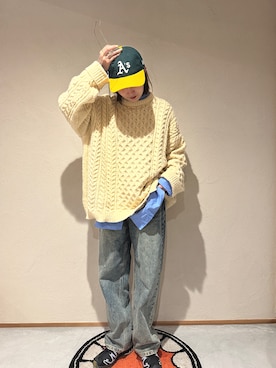 「mignon（ミニョン）のアイテム」を使った、mioさん（レディース・165cm）の冬コーディネート