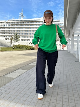 「mignon（ミニョン）のアイテム」を使った、mioさん（レディース・165cm）の秋コーディネート
