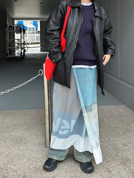 「mignon（ミニョン）のアイテム」を使った、mioさん（レディース・165cm）の冬コーディネート