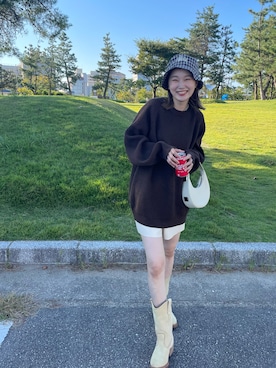 「RED WING（レッドウィング）のアイテム」を使った、mioさん（レディース・165cm）の秋コーディネート