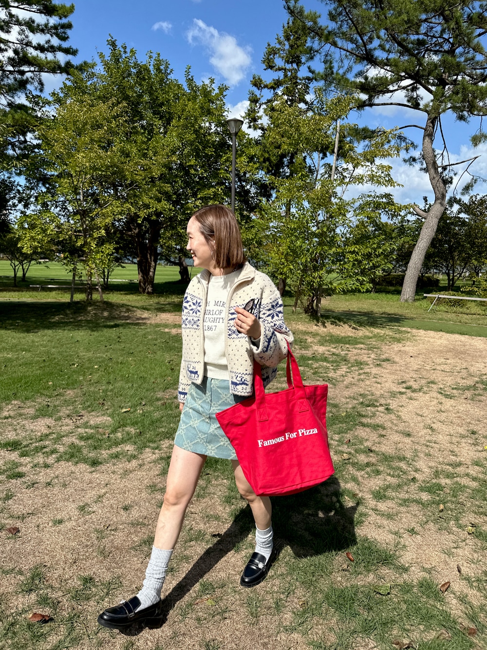 mio|mignonのトートバッグを使ったコーディネート - WEAR