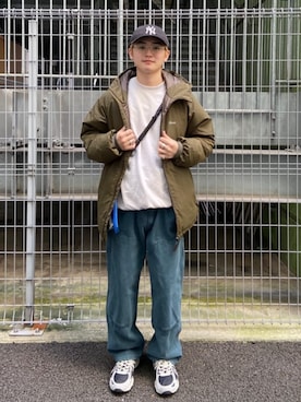 「ダウンブルゾン」｜FREAK'S STORE HEAD OFFICE MENさん（メンズ・165cm）の秋コーディネート