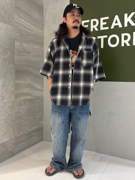 FREAK'S STORE HEAD OFFICE MENさん(メンズ・168cm)の夏コーディネート