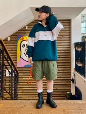 FREAK'S STORE HEAD OFFICE MENさん（レディース・158cm）の春コーディネート