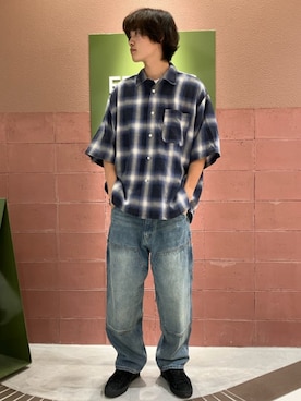 FREAK'S STORE HEAD OFFICE MENさん(メンズ・181cm)の夏コーディネート