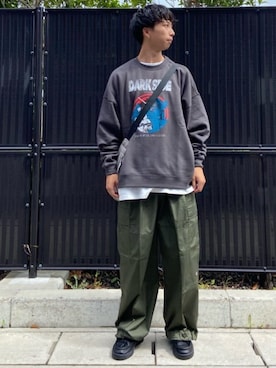 「FREAK'S STORE（フリークスストア）のアイテム（パンツ）」を使った、FREAK'S STORE HEAD OFFICE MENさん（メンズ・170cm）の秋コーディネート