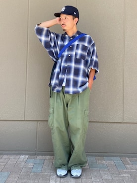 FREAK'S STORE HEAD OFFICE MENさん(メンズ・171cm)の夏コーディネート