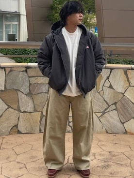 「FREAK'S STORE（フリークスストア）のアイテム（パンツ）」を使った、FREAK'S STORE HEAD OFFICE MENさん（メンズ・172cm）の秋コーディネート