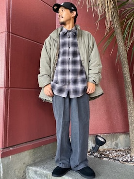 「FREAK'S STORE（フリークスストア）のアイテム（パンツ）」を使った、FREAK'S STORE HEAD OFFICE MENさん（メンズ・173cm）の秋コーディネート