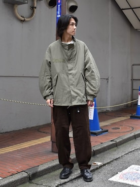 「FREAK'S STORE（フリークスストア）のアイテム（パンツ）」を使った、FREAK'S STORE HEAD OFFICE MENさん（メンズ・181cm）の秋コーディネート