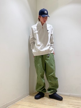 「FREAK'S STORE（フリークスストア）のアイテム（帽子）」を使った、FREAK'S STORE HEAD OFFICE MENさん（メンズ・174cm）の春コーディネート