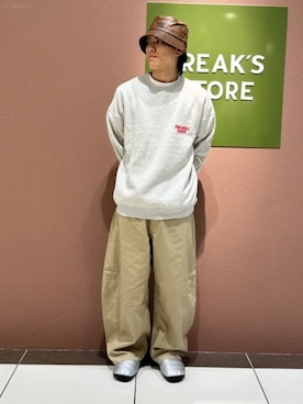 「FREAK'S STORE（フリークスストア）のアイテム（パンツ）」を使った、FREAK'S STORE HEAD OFFICE MENさん（メンズ・173cm）の秋コーディネート