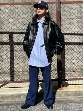 「FREAK'S STORE（フリークスストア）のアイテム（ジャケット/アウター）」を使った、FREAK'S STORE HEAD OFFICE MENさん（メンズ・165cm）の春コーディネート