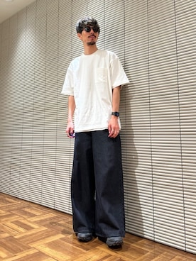 「FREAK'S STORE（フリークスストア）のアイテム（パンツ）」を使った、FREAK'S STORE HEAD OFFICE MENさん（メンズ・181cm）の春コーディネート