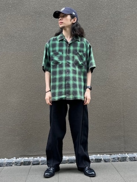 「FREAK'S STORE（フリークスストア）のアイテム（帽子）」を使った、FREAK'S STORE HEAD OFFICE MENさん（メンズ・165cm）の春コーディネート