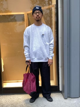 「FREAK'S STORE（フリークスストア）のアイテム（トップス）」を使った、FREAK'S STORE HEAD OFFICE MENさん（メンズ・174cm）の秋コーディネート