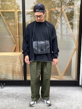 「FREAK'S STORE（フリークスストア）のアイテム（パンツ）」を使った、FREAK'S STORE HEAD OFFICE MENさん（メンズ・174cm）の秋コーディネート
