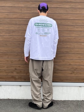 FREAK'S STORE HEAD OFFICE MENさん(メンズ・180cm)の春コーディネート