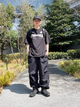 FREAK'S STORE HEAD OFFICE MENさん(メンズ・164cm)の春コーディネート