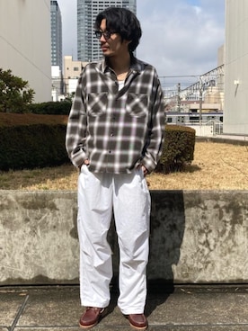 FREAK'S STORE HEAD OFFICE MENさん（メンズ・173cm）の春コーディネート