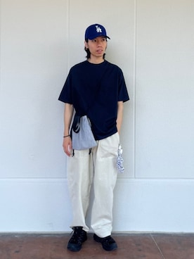 「WEEKEND(ER)（ウィークエンダー）のアイテム」を使った、FREAK'S STORE HEAD OFFICE MENさん（メンズ・174cm）の夏コーディネート