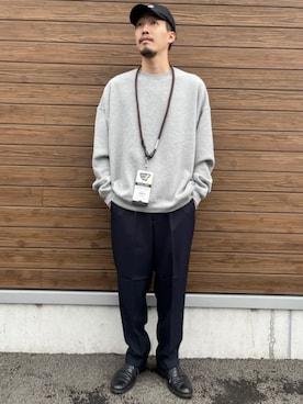 「アイテム（スウェット）」を使った、FREAK'S STORE HEAD OFFICE MENさん（メンズ・180cm）の秋コーディネート