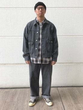 「FREAK'S STORE（フリークスストア）のアイテム（ジャケット/アウター）」を使った、FREAK'S STORE HEAD OFFICE MENさん（メンズ・174cm）の春コーディネート