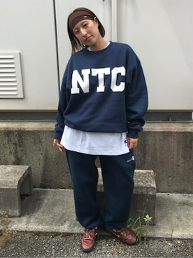「アイテム（ヘアアクセサリー、ブラウン系）」を使った、FREAK'S STORE HEAD OFFICE MENさん（レディース・157cm）の秋コーディネート