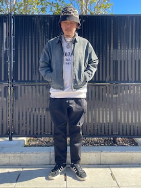 「FREAK'S STORE（フリークスストア）のアイテム（パンツ）」を使った、FREAK'S STORE HEAD OFFICE MENさん（メンズ・177cm）の秋コーディネート