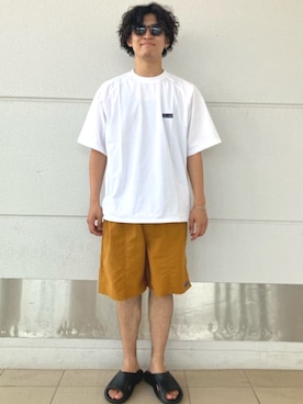 「FREAK'S STORE（フリークスストア）のアイテム（シューズ）」を使った、FREAK'S STORE HEAD OFFICE MENさん（メンズ・173cm）の夏コーディネート