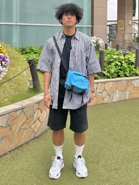 FREAK'S STORE HEAD OFFICE MENさん（メンズ・173cm）の夏コーディネート