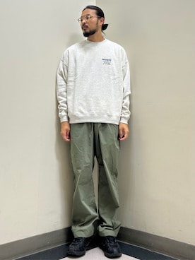 「FREAK'S STORE（フリークスストア）のアイテム（パンツ）」を使った、FREAK'S STORE HEAD OFFICE MENさん（メンズ・171cm）の秋コーディネート