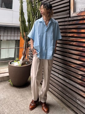 FREAK'S STORE HEAD OFFICE MENさん（メンズ・175cm）の春コーディネート