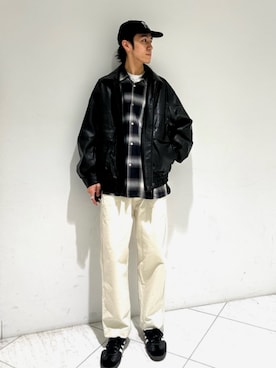 「FREAK'S STORE（フリークスストア）のアイテム（ジャケット/アウター）」を使った、FREAK'S STORE HEAD OFFICE MENさん（メンズ・181cm）の春コーディネート
