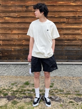 「FREAK'S STORE（フリークスストア）のアイテム（パンツ）」を使った、FREAK'S STORE HEAD OFFICE MENさん（メンズ・181cm）の夏コーディネート