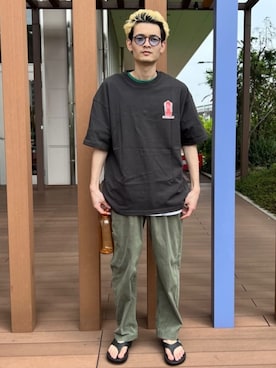 FREAK'S STORE HEAD OFFICE MENさん（メンズ・175cm）の春コーディネート