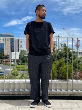 FREAK'S STORE HEAD OFFICE MENさん（メンズ・184cm）の夏コーディネート