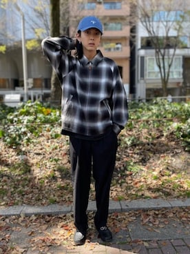 FREAK'S STORE HEAD OFFICE MENさんの（Barbour | バーブァー）を使ったコーディネート