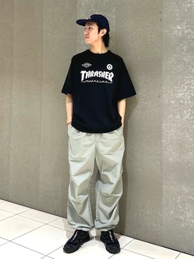 FREAK'S STORE HEAD OFFICE MENさん(メンズ・181cm)の春コーディネート