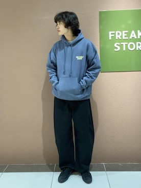 「FREAK'S STORE（フリークスストア）のアイテム（パンツ）」を使った、FREAK'S STORE HEAD OFFICE MENさん（メンズ・181cm）の秋コーディネート