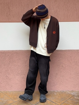 「FREAK'S STORE（フリークスストア）のアイテム（帽子）」を使った、FREAK'S STORE HEAD OFFICE MENさん（メンズ・179cm）の秋コーディネート