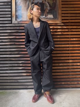 「+phenix（プラスフェニックス）のアイテム」を使った、FREAK'S STORE HEAD OFFICE MENさん（メンズ・170cm）の秋コーディネート