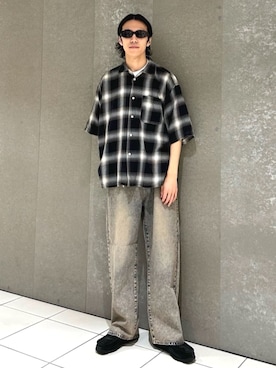 FREAK'S STORE HEAD OFFICE MENさん(メンズ・181cm)の春コーディネート