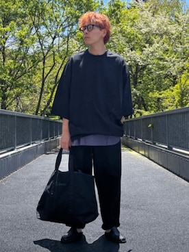 「FREAK'S STORE（フリークスストア）のアイテム（トップス）」を使った、FREAK'S STORE HEAD OFFICE MENさん（メンズ・171cm）の夏コーディネート