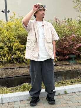 FREAK'S STORE HEAD OFFICE MENさん(メンズ・172cm)の春コーディネート