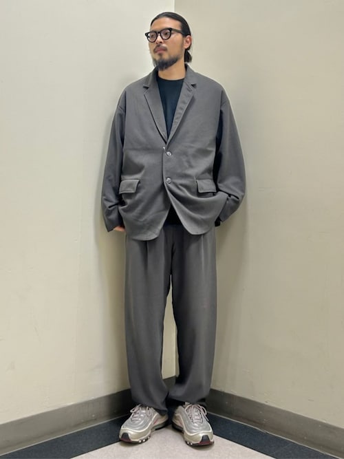 限定展開 リラックスフィット TR セットアップ/シングル グレー Lサイズ FREAK'S STORE セットアップ 限定展開 Urban Comfortable