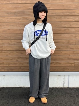 「RACAL（ラカル）のアイテム」を使った、FREAK'S STORE HEAD OFFICE MENさん（レディース・161cm）の秋コーディネート