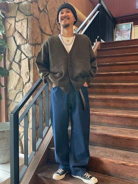 FREAK'S STORE HEAD OFFICE MENさん（メンズ・173cm）の秋コーディネート