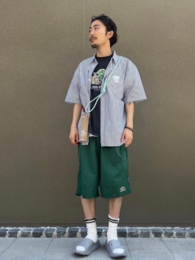 FREAK'S STORE HEAD OFFICE MENさん（メンズ・173cm）の夏コーディネート
