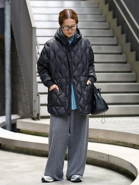 「アイテム（その他アウター）」を使った、haruさん（レディース・161cm）の秋コーディネート